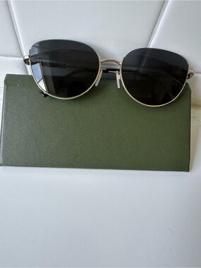 Burberry gold Frame  Lens Women's Sunglasses